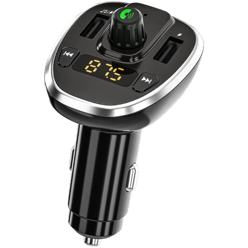 

Bluetooth-compatible FM Transmitters for Car,MP3 Player FM Transmitters/Car with Handsfree Callings and 2 USB Port