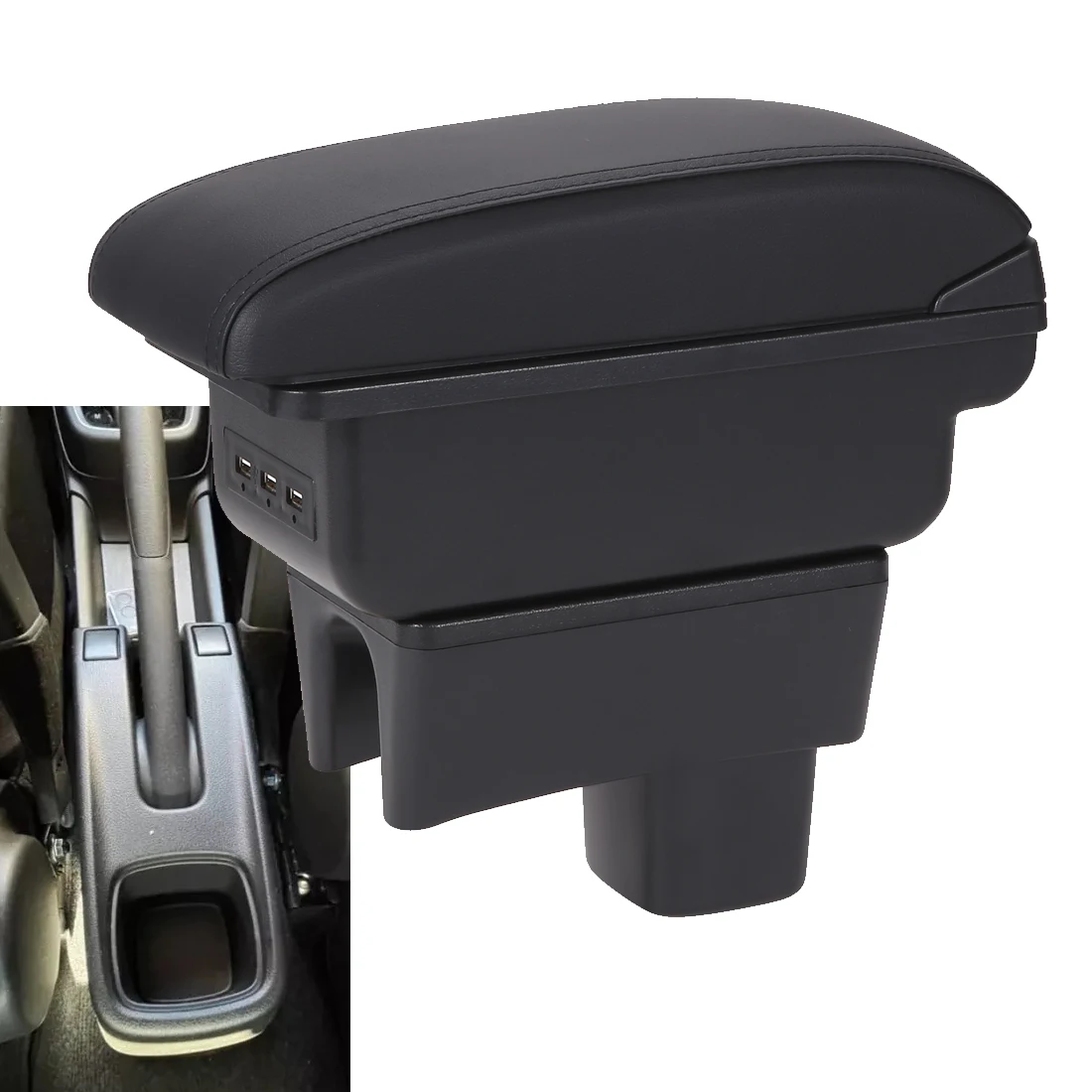 Voor Suzuki Swift Armsteundoos Voor Suzuki Swift Auto Armsteun Auto Opbergbox Arm Bracing Highten Interieurdetails 2005-2025 - afbeelding 2