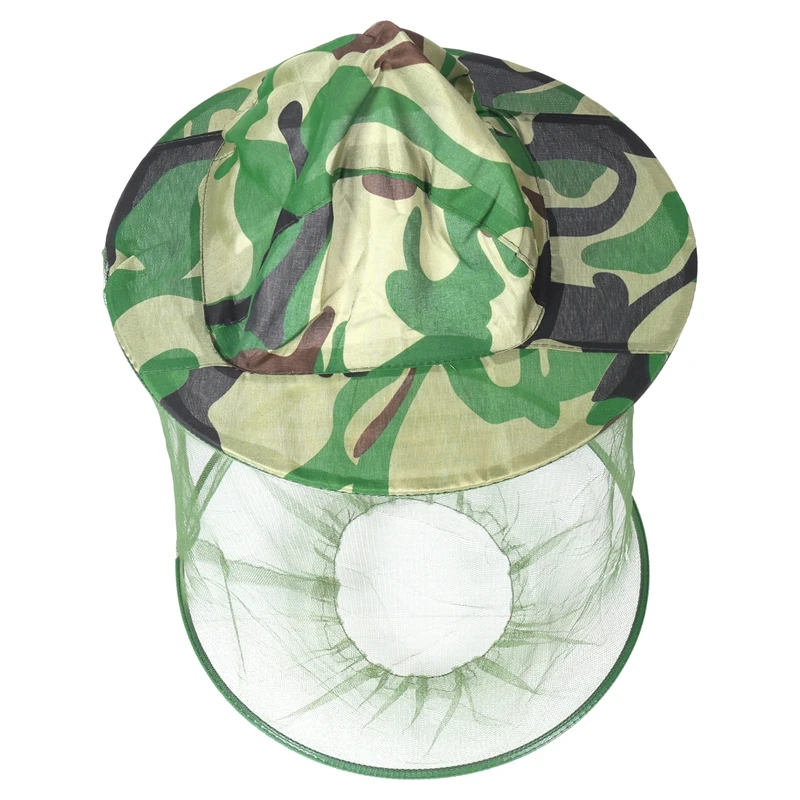 Camouflage Patten Beekeeper Hat Beekeeping Face Mask-FABY view 3