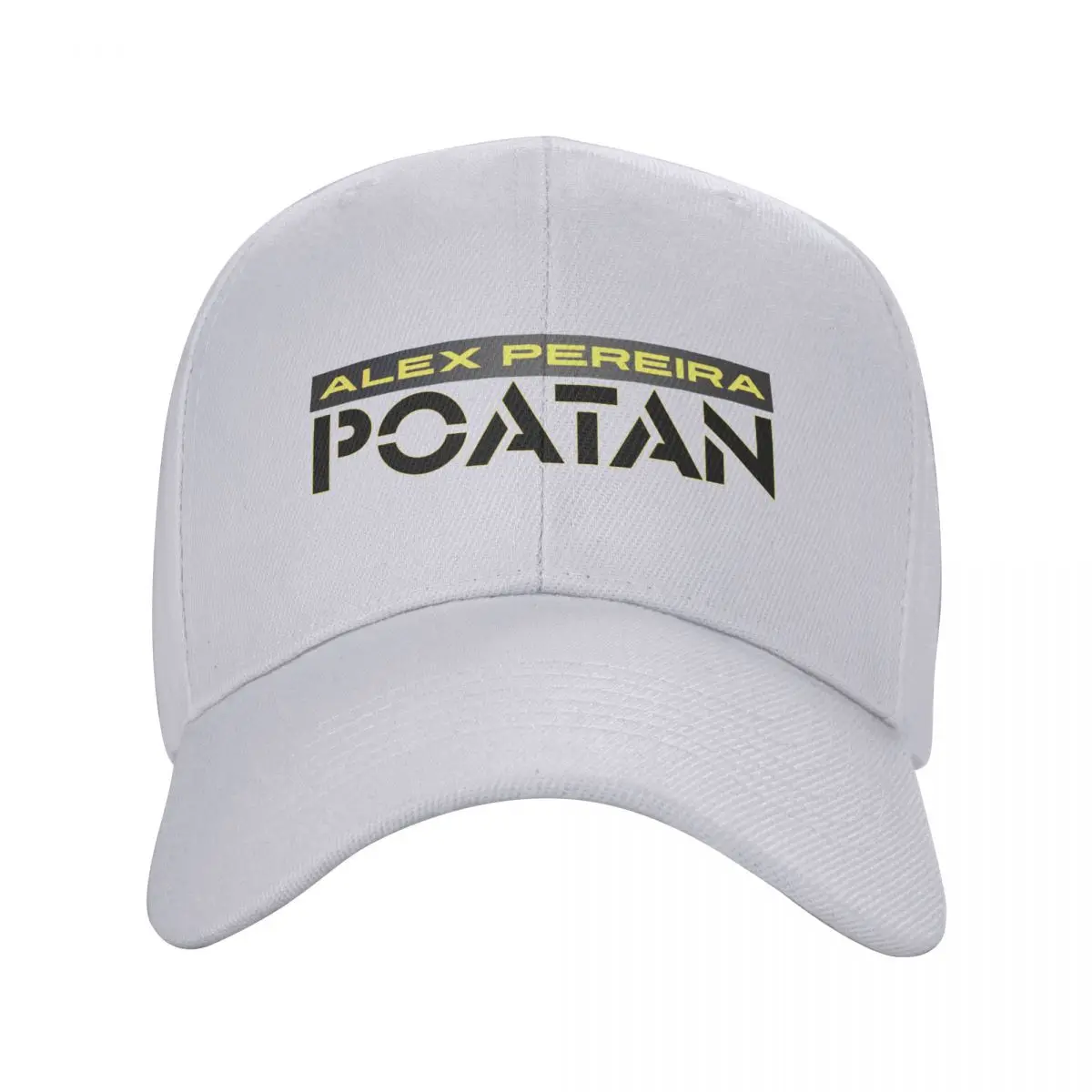 Alex Pereira Poatan Baseball Cap Golf Cap black Men's Baseball Women's