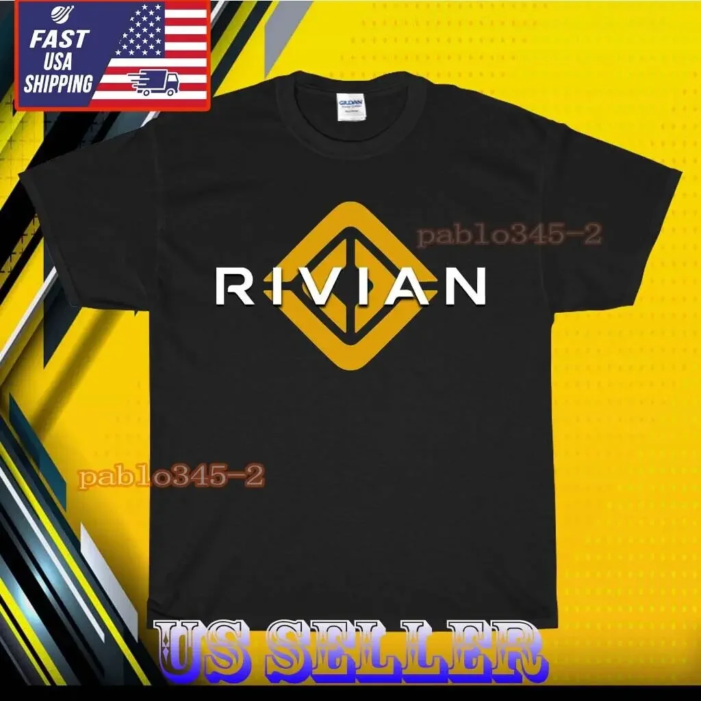 NEW SHIRT RIVIAN CARS ELECTRIC LOGO T-SHIRT UNISEX FUNNY AMERICAN SIZE S-5XL