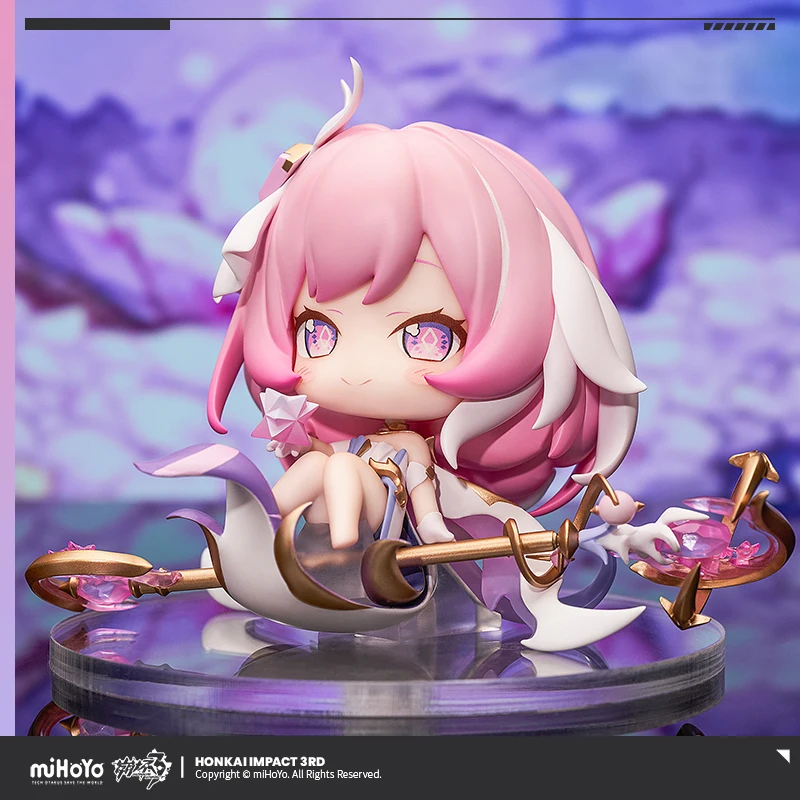 Mihoyo Game Honkai Impact 3 Elysia Herrscher Of Human Ego Anime Theme Q Version Mini Elysia Figure Ornament Xmas Birthday Gift