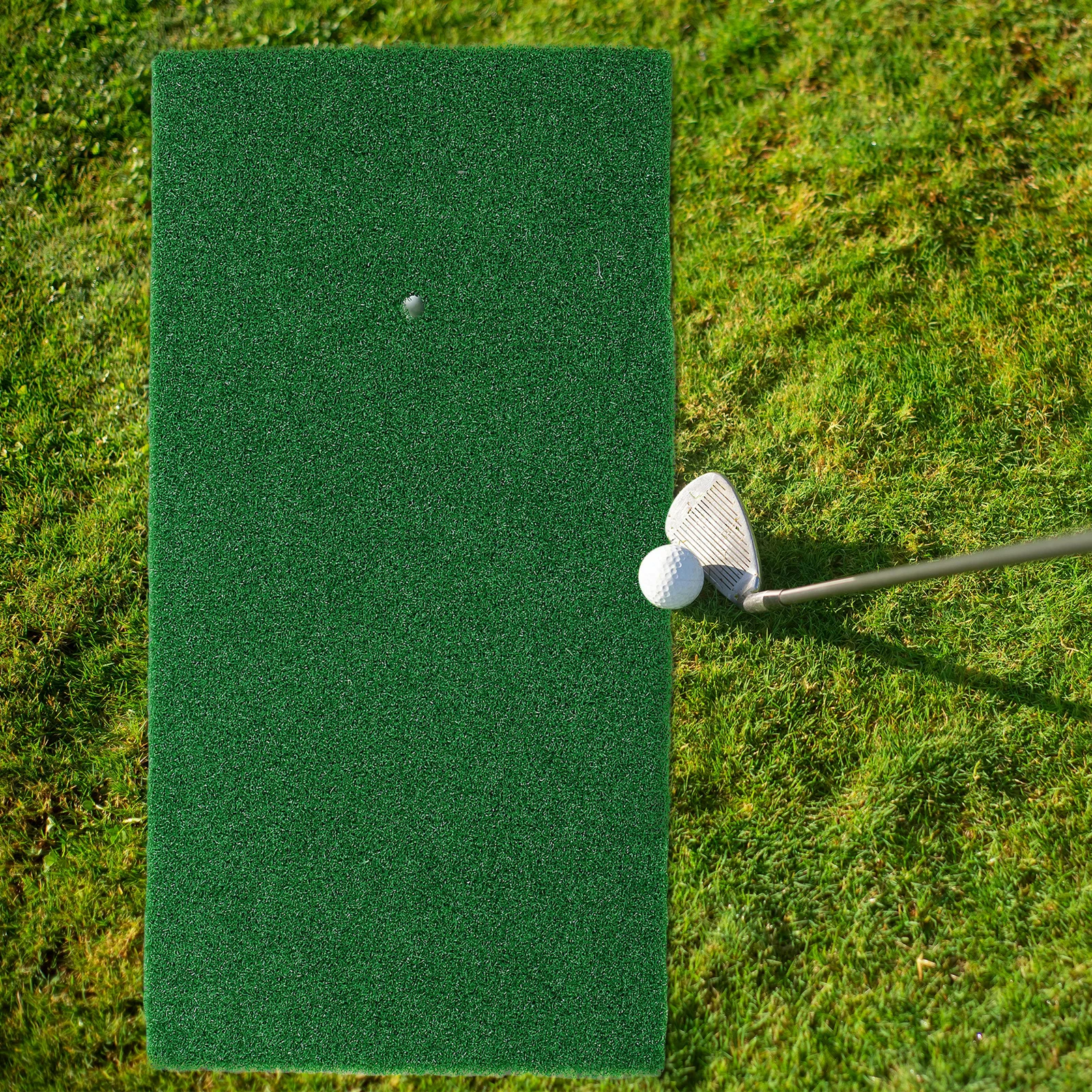 

Portable Golf Practice Mat Indoor Outdoor Artificial Grass Hitting Turf Swing Training Foldable Golfing Aid Backyard Driving Pad