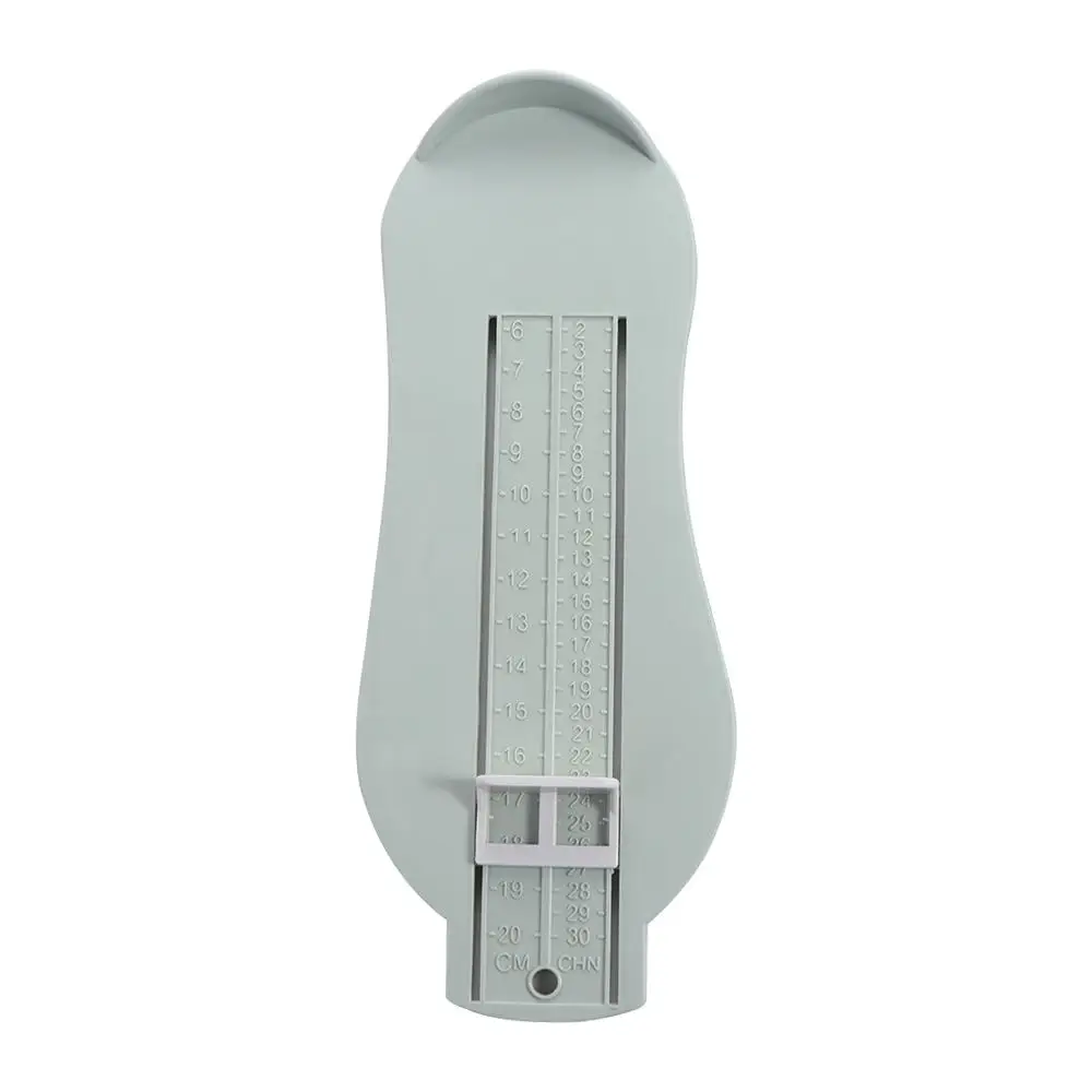 Herramienta para el cuidado de los pies, rango ajustable, práctico medidor de medida de plástico para pies, herramienta de medición de tamaño de zapatos, regla de pies para niños