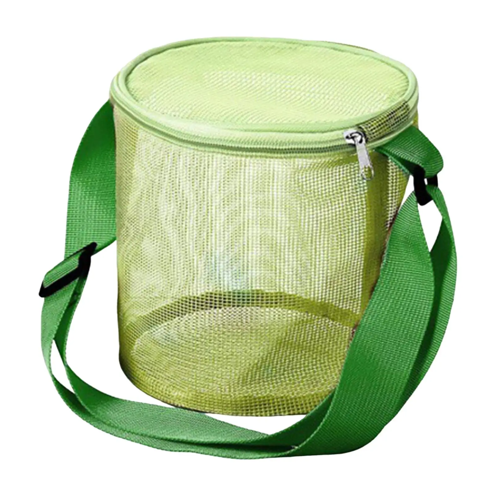 Mesh Beach Collection Pouch Lightweight Storage Bucket for Shells Hunting
