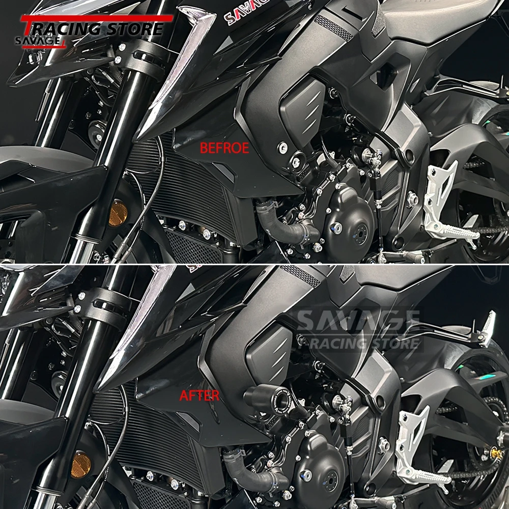 وسادة حماية من تحطم المحرك لحماية السقوط للدراجات النارية ZONTES 703R ZT703R 703 R 2025 ملحقات حماية الإطار المنزلق #3