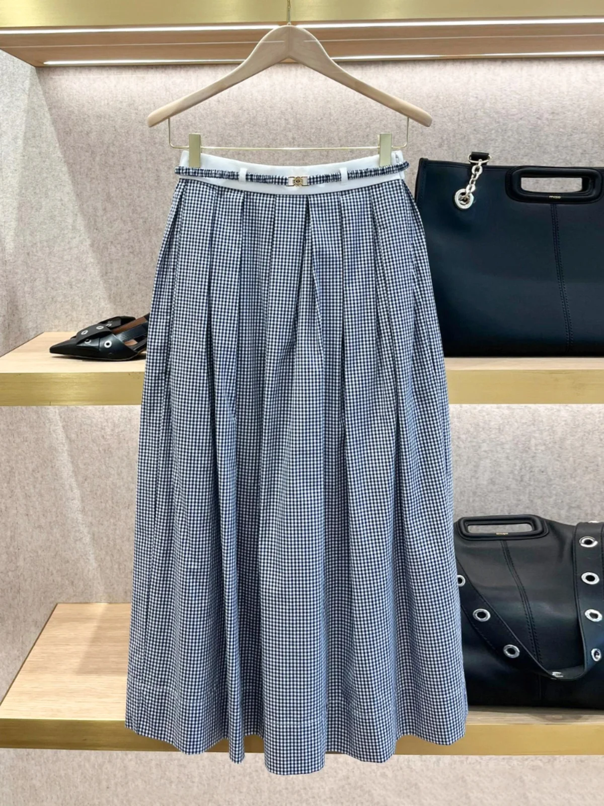 M Home Nan You High End Women's College Sle Printed Strap Vest Top f Skirt Set Summer Faionable Two Piece Suit