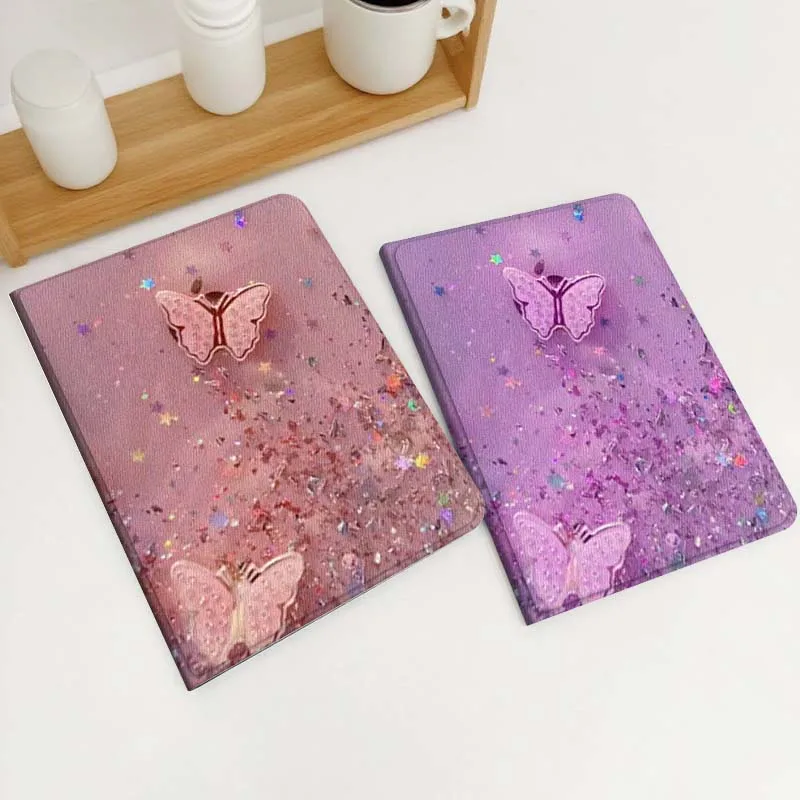 

Luxury Sparkling Butterfly For Xiaomi Redmi Mi Poco Pad 2 5 6s 7 7s Ultra Pro Max 14 12.4 12.1 inch Soft Tablet Case Gift