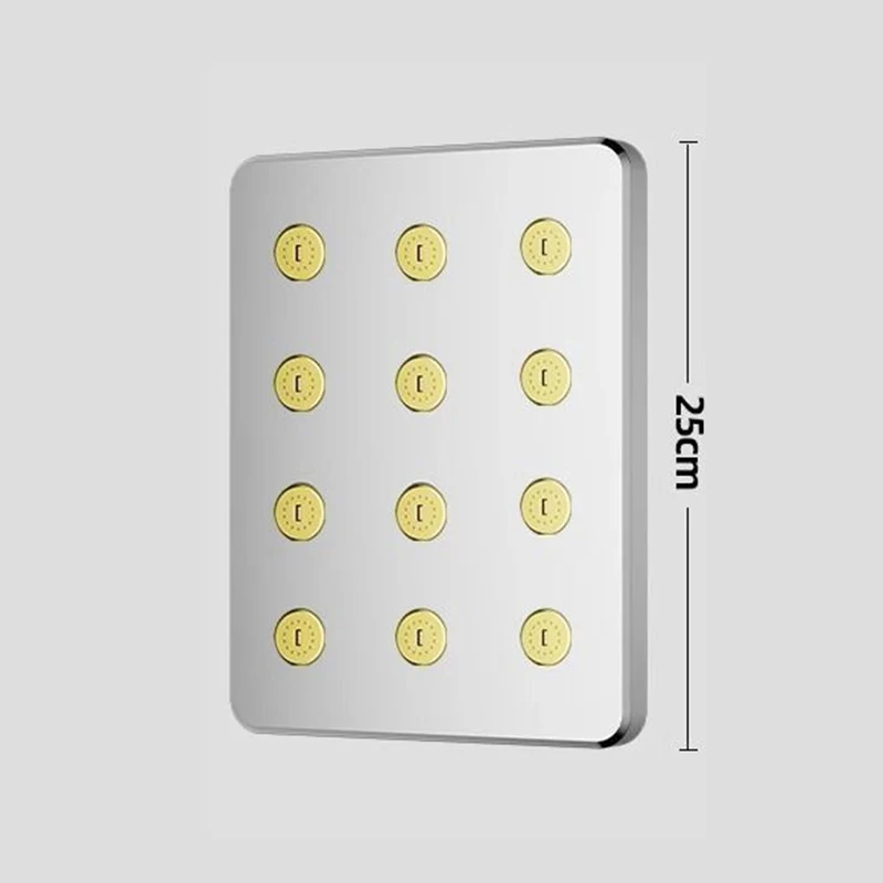 Large Shower Head Universal 10-inch Large Shower Head Pressurized Anti-blocking Shower Head Bathroom Hotel Small Waist Shower