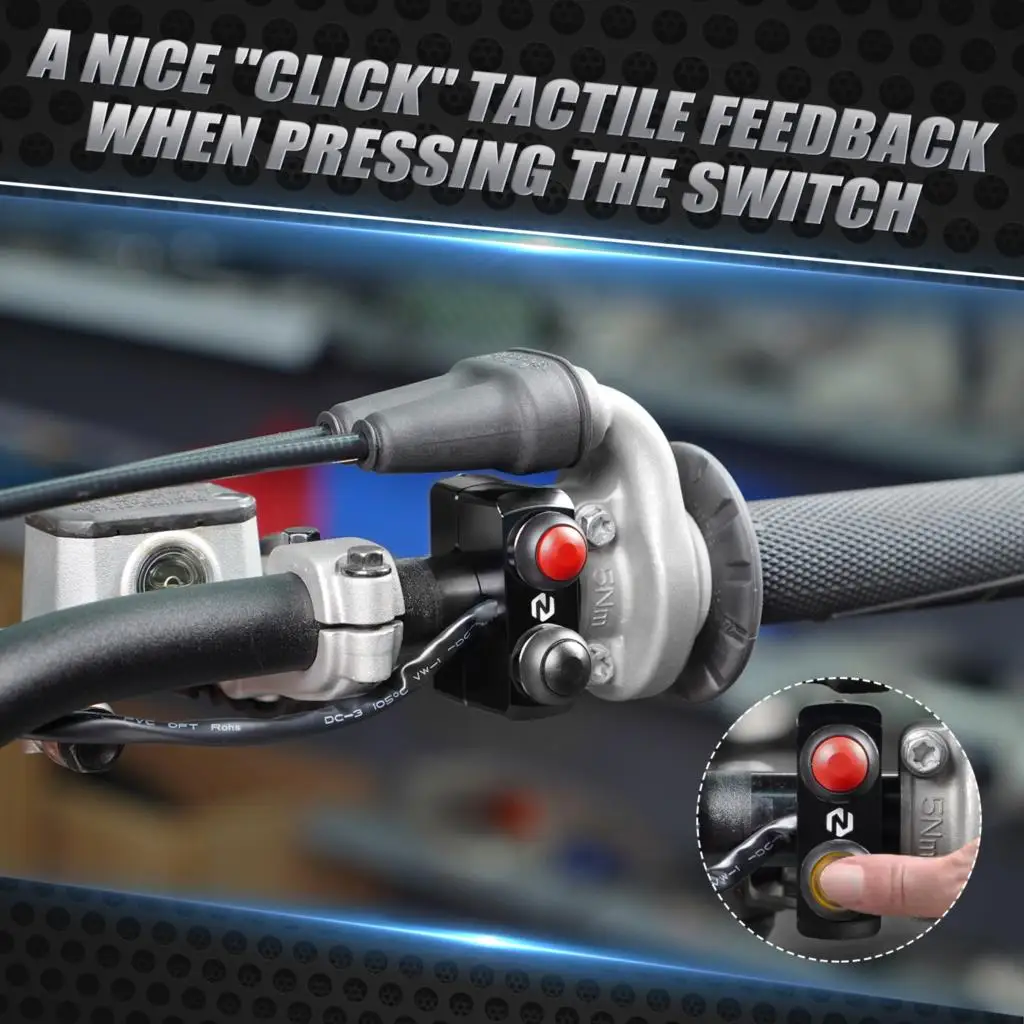 NICECNC For KTM EXC 300 2008-2023 EXC 250 EXCF 350 EXC 450 XCW 300 Start Kill Stop Switch Button SX125 SXF 250 SXF 450 2008-2022