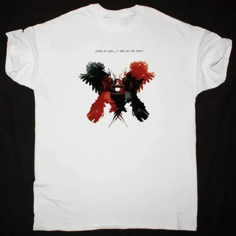 KINGS OF LEON ONLY BY THE NIGHT  White All Size T Shirt