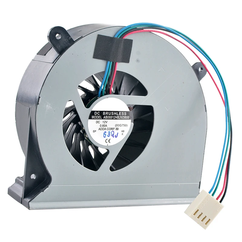 AB08812HB26DB00 88mm blower fan DC12V 0.60A 4pin Double ball bearing high-speed centrifugal fan cooling fan for chassis display