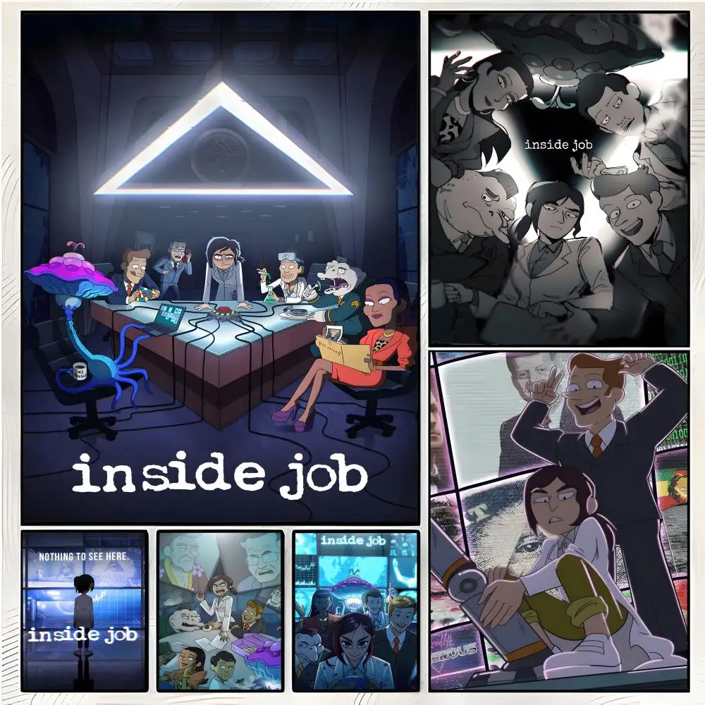 anime comedy I-Inside Job Poster Superior Home Space Pub Indoor Decorative Art & Home Decor