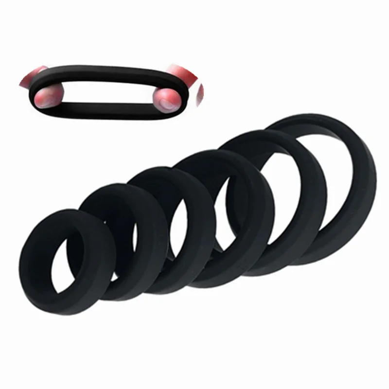 

Sex Tool For Men Cockring For Men Cock Ring Scrotum Ball Stretcher Silicone Dick Belt Testicles Lock Semen Delay Rings For Penis