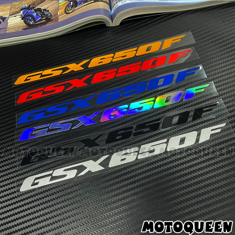 For GSX650F GSX 650F 2X Motorcycle Body Shell Wheels Fairing Label Emblem Helmet Tank Pad Decoration Reflective Decals Stickers
