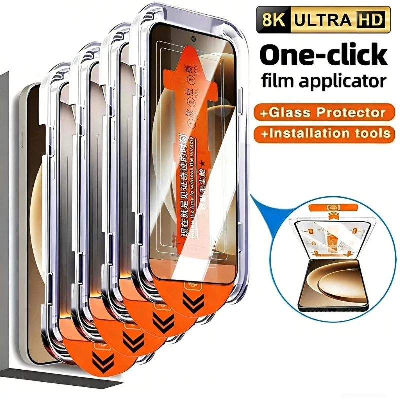 5PCS Dust Free Install Tempered Glass Film for Infinix Note 50X 60 Ultra 40S 30 VIP 30i 50 Pro Plus 5G 4G Edge Screen Protectors