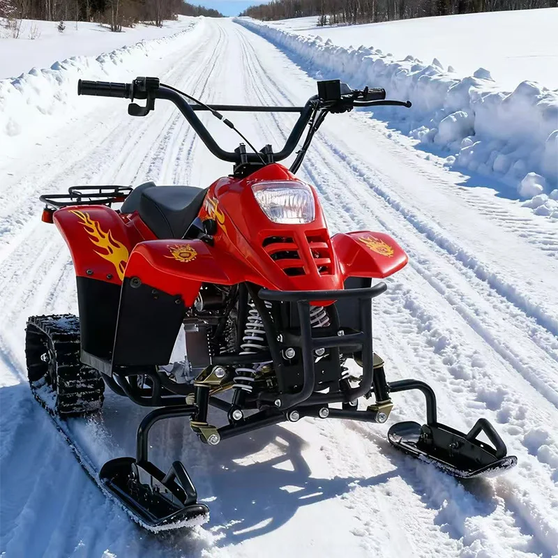 Freedom 4 Stroke 125cc 4 Cylinder Sleigh Snow Scooter Snowmobile 150kg Load Capacity For Trail/Touring/Mountain Use