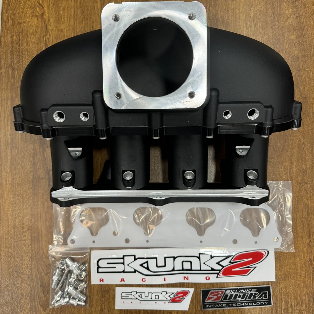 2026 Hot 1unit CenterFeed SKunk 2 Black Ultra Race Aluminum K20/K24 Intake Manifold  for K20A/ K20A2/ K20Z1/ K24A1