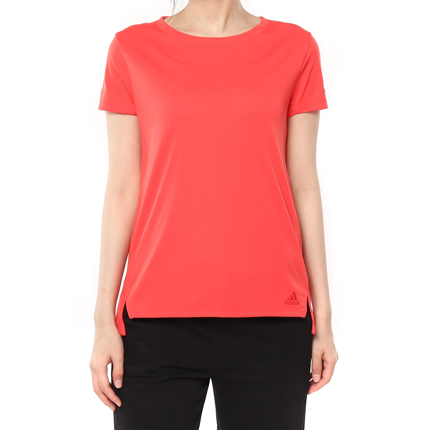 

Оригинальная женская дышащая спортивная футболка Adidas с короткими рукавами для фитнеса и тренировок EI6383