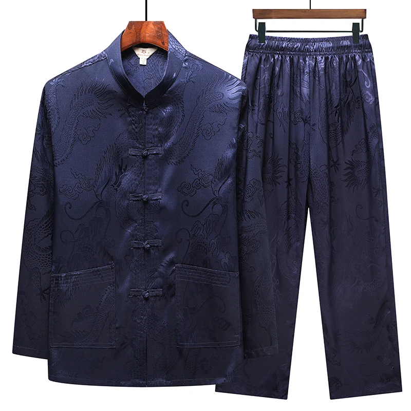 2024 autumn fashion men shirt long sleeve shirts spring men's sets High quality shirts Two Piece size M-4XL (Shirt + trousers)