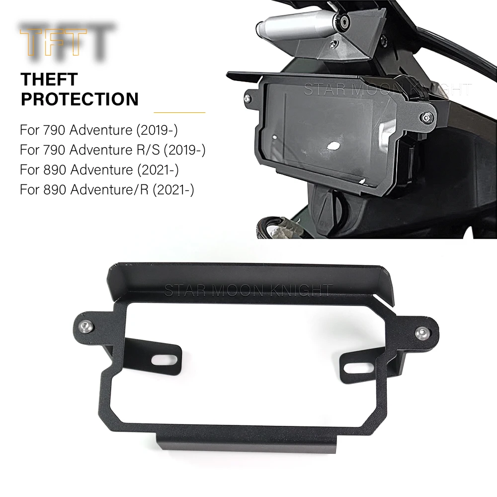 

HD Instrument Film For 790 ADV 2019- 890 Adventure R 790 2021- Motorcycle TFT Screen Protector Frame Theft Guard Protect