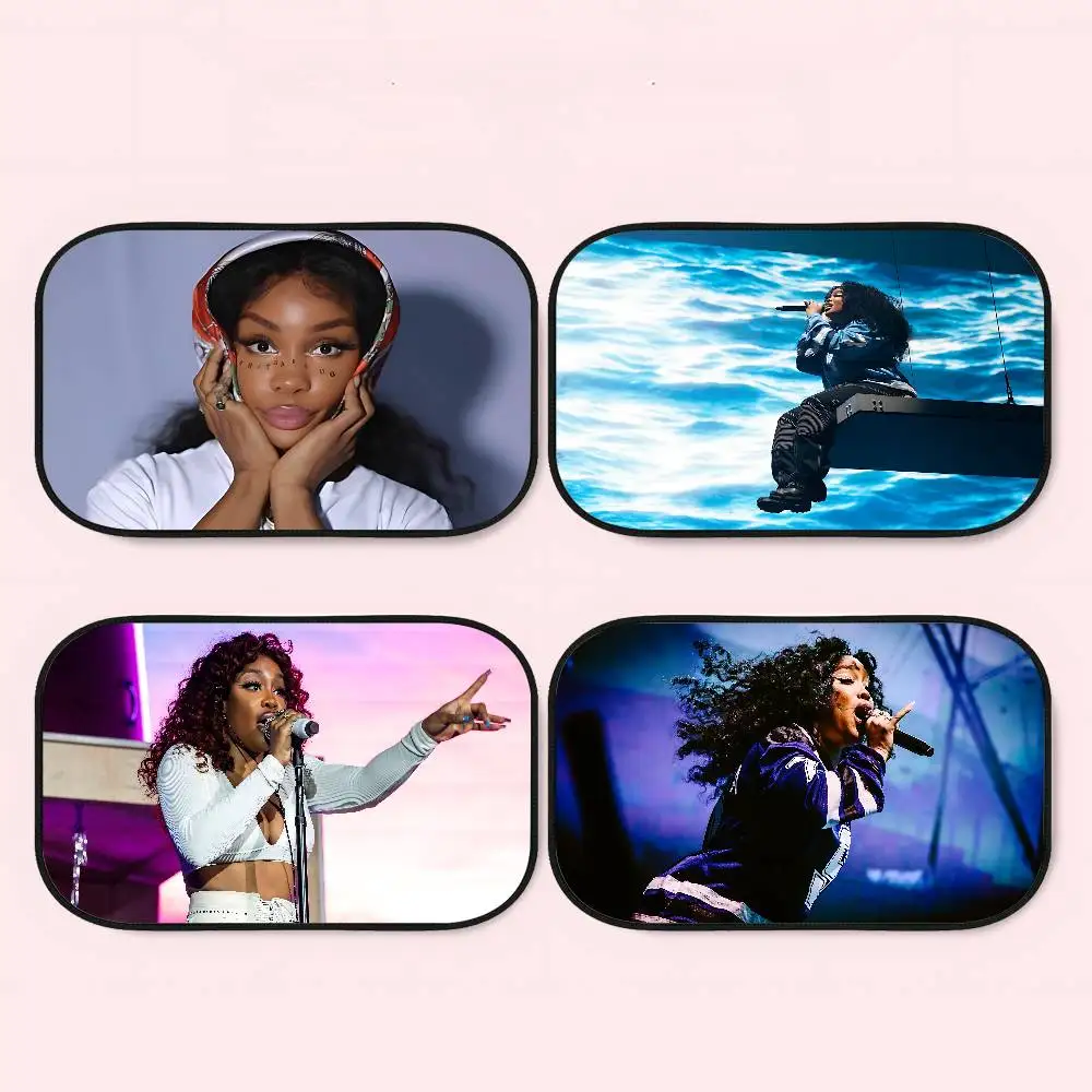 

S-SZA Side Window Sun Shade For Car Electrostatic Curtains Anti-Glare Car Sun Protection Cover 99.9% UVR Blocking