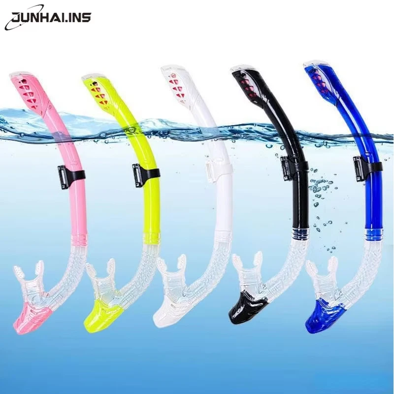 

Полностью сухая трубка для дайвинга для взрослых, силиконовый дыхательный аппарат, снаряжение для плавания, водонепроницаемая трубка, противоволновая дыхательная трубка