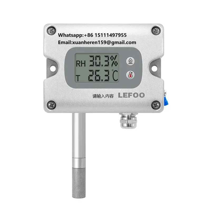 LEFOO CE ROHS High Temperature Humidity Sensor IP65 Explosion-Proof Monito Natural Gas Pipeline Network LFH71 4-20mA OEM ODM