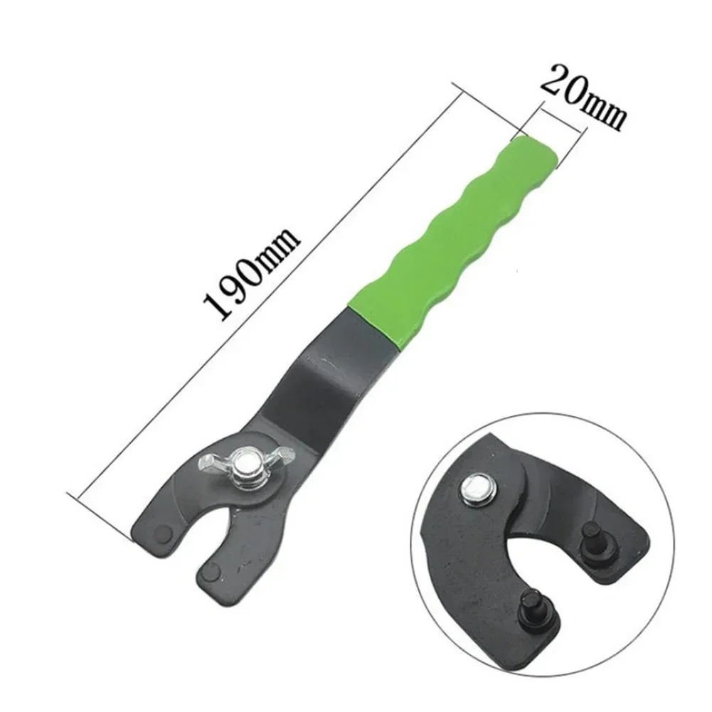 Spanner Angle Grinder Wrench 12-47mm Lock Nut Adjustable Angle Grinder Key Pin Wrench Polishing Machine Spanner