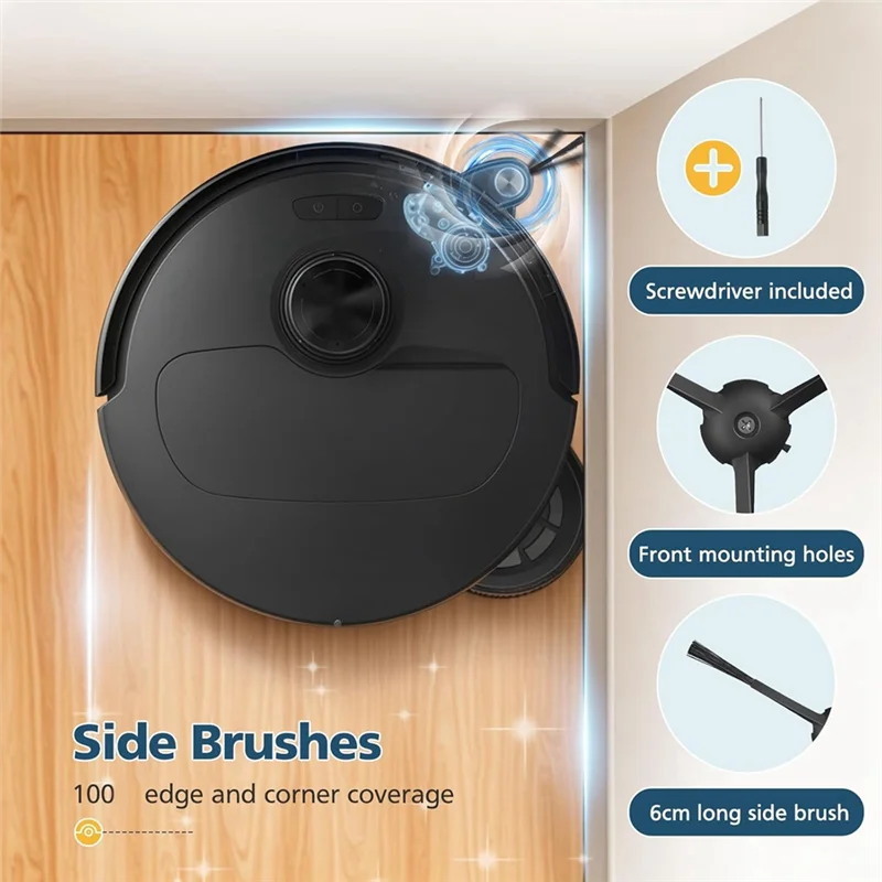 

Accessories Kit For Roborock Qrevo Master/Qrevo Slim Robot Vacuum, Replacement Parts Main Side Brush HEPA Filterabkw