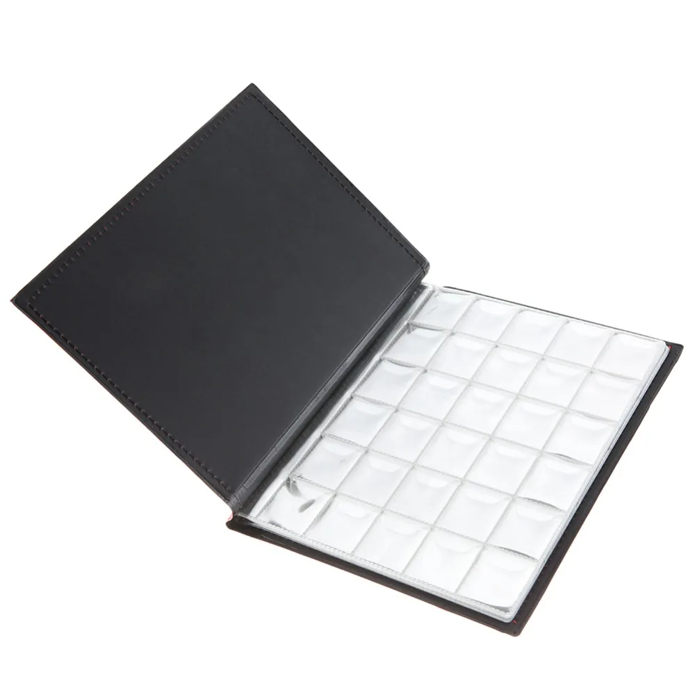 8.46 X 6.77 Inch Coin Storage Folder 250 Pockets Large Capacity Coin Collection Album Compact Design 10 Pages Coin Holder Album