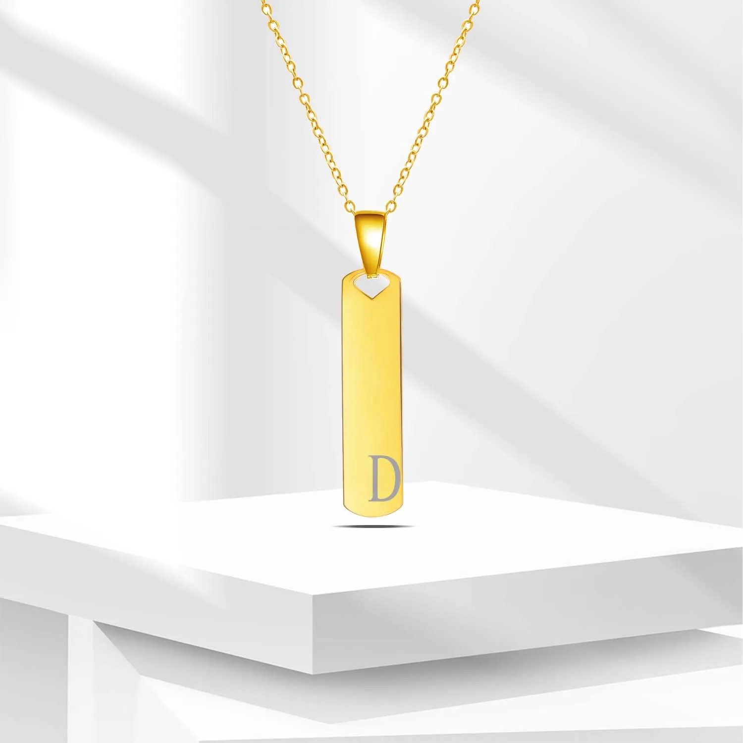 Modische Initialen-Halskette für Männer und Frauen, Exquisiter Wasserdichter Edelstahl-Anhänger mit A-Z-Buchstaben, Alphabet-Schmuck – Detail 24