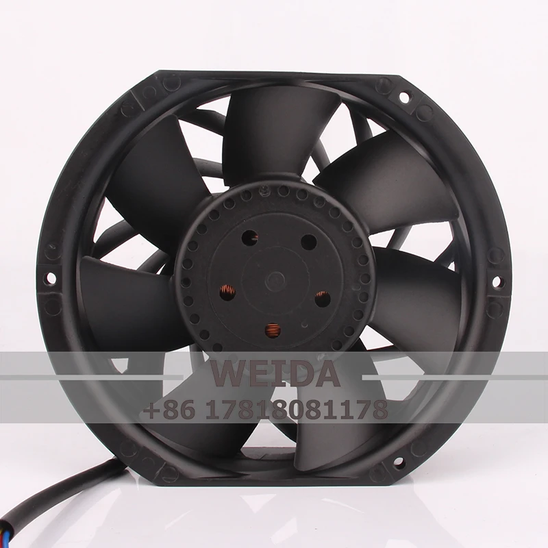 FFB1524UHG Case Cooling Fan for Delta 12V48V DC24V 4.8A EC AC ABB ACS880 172X150X51MM 17CM 17251 Inverter Centrifugal Industrial