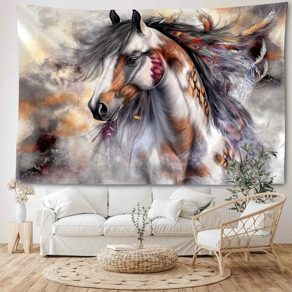 ม้าของเมอร์เซเดส-เบนซ์เดินผ่านพื้นที่ที่ชวนฝัน ท้องฟ้าเต็มไปด้วยดวงดาวในฝัน ม้าวิ่งก้าวเต้น และผ้าปูผนังตกแต่ง