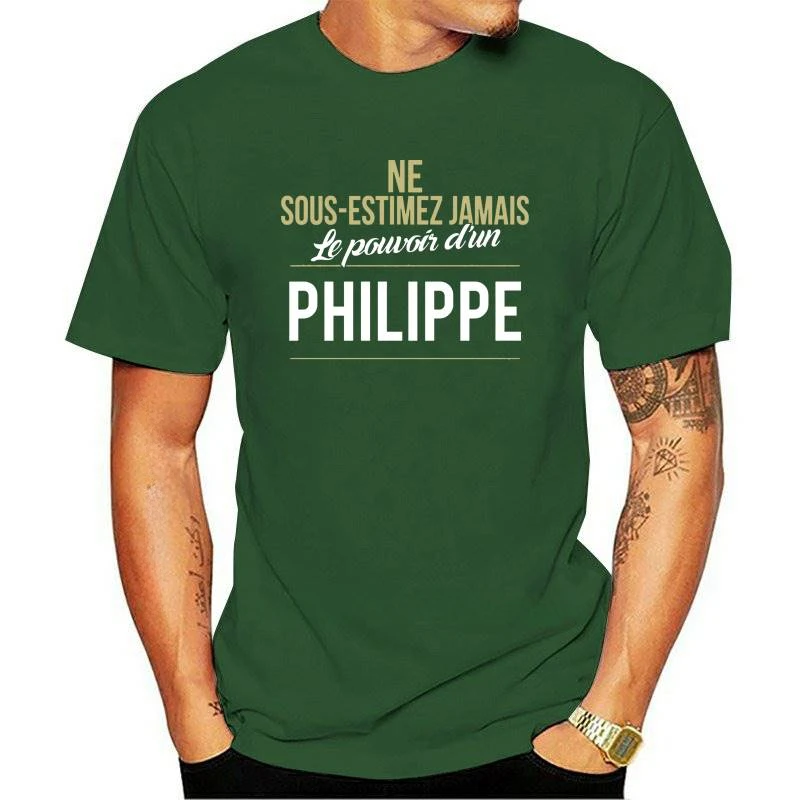 Philippe - Ne Sous-Estimez Jamais Women T-Shirt Tee Men T Shirt  oversized t shirt  men clothing