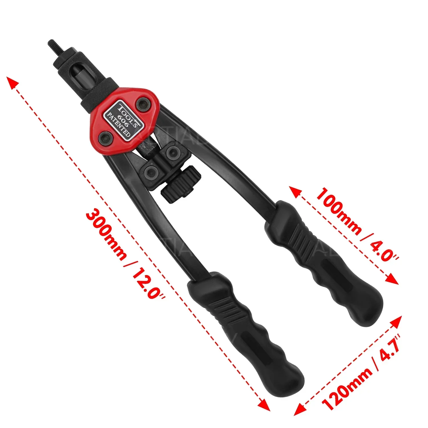 90/220/300PCS M3/M4/M5/M6/M8/M10/M12 Carbon Steel Rivet Nuts or 1PC BT606 Manual Riveter Gun or Rivet Nuts Kit and 1PC Nut Gun