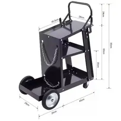 DPM welding machine trolley trolley auto repair gas welding mobile storage cart argon arc welding trolley tool trolley