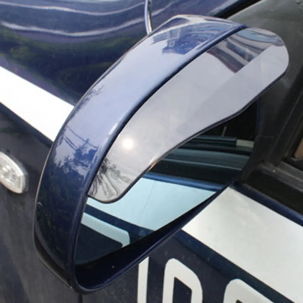 Car Rearview Mirror Rain Guards, Anti-Slip Mirror Deflectors, Waterproof Rain Visors for Driving Safety