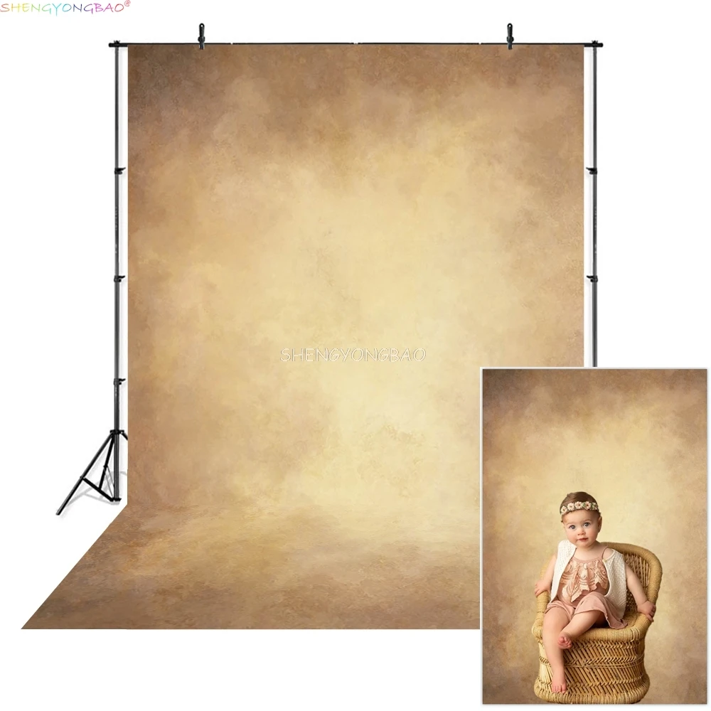 

Vintage Abstract Gradient Background Birthday Party Decoration Pregnant Flower Retro Portrait Family Photography Backdrop CM-08