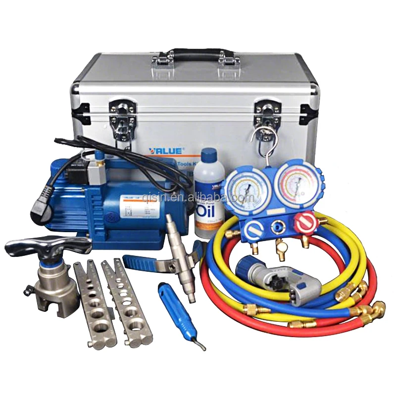 

New R410A Manifold Gauge Tube Expander Flaring Tool VTB-5A Refrigeration Hand Tool Set