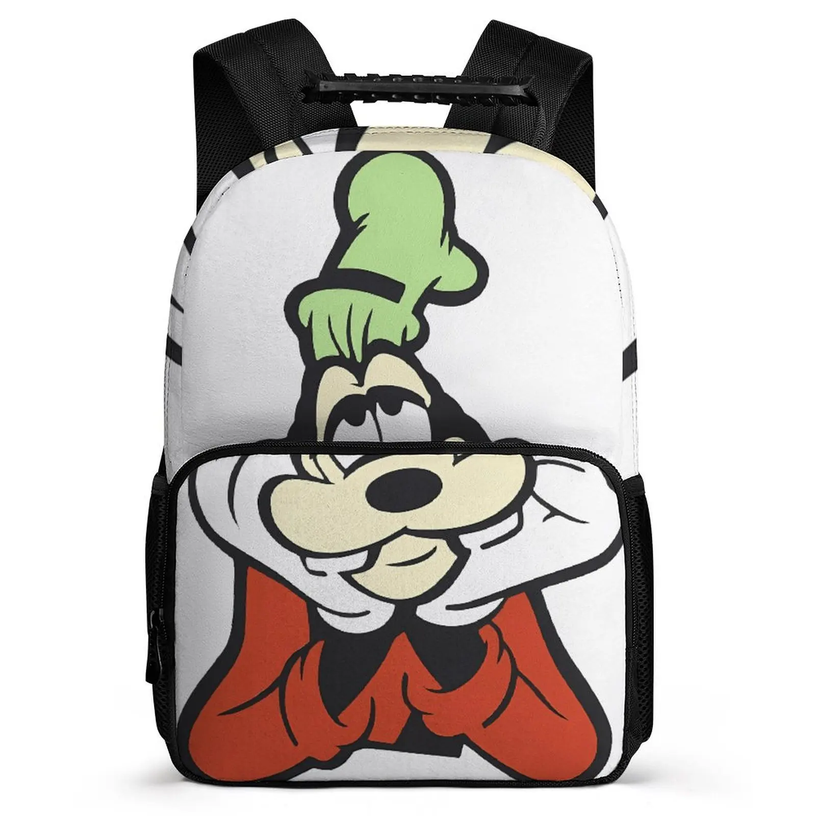 Cartoon Disney Goofy Backpack Teen Student Girl Boy Back 16 Inch Backpack Women Rucksack