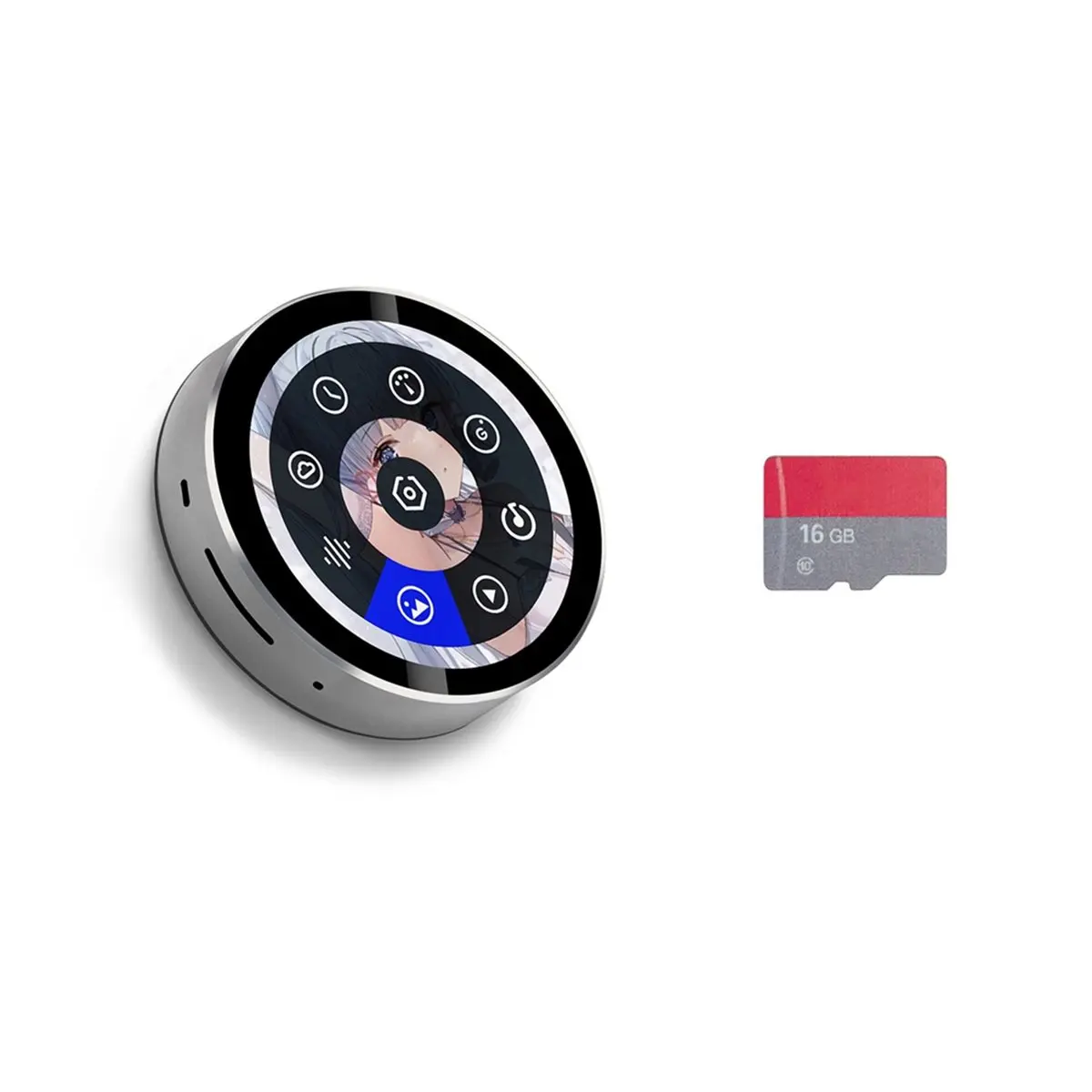 （2026 SUMMER）AI Voice Chat Robot 1.85inch Touch Display - N16R8 Development Board Wifi Weather Clock MPS Player MJPEG Video B