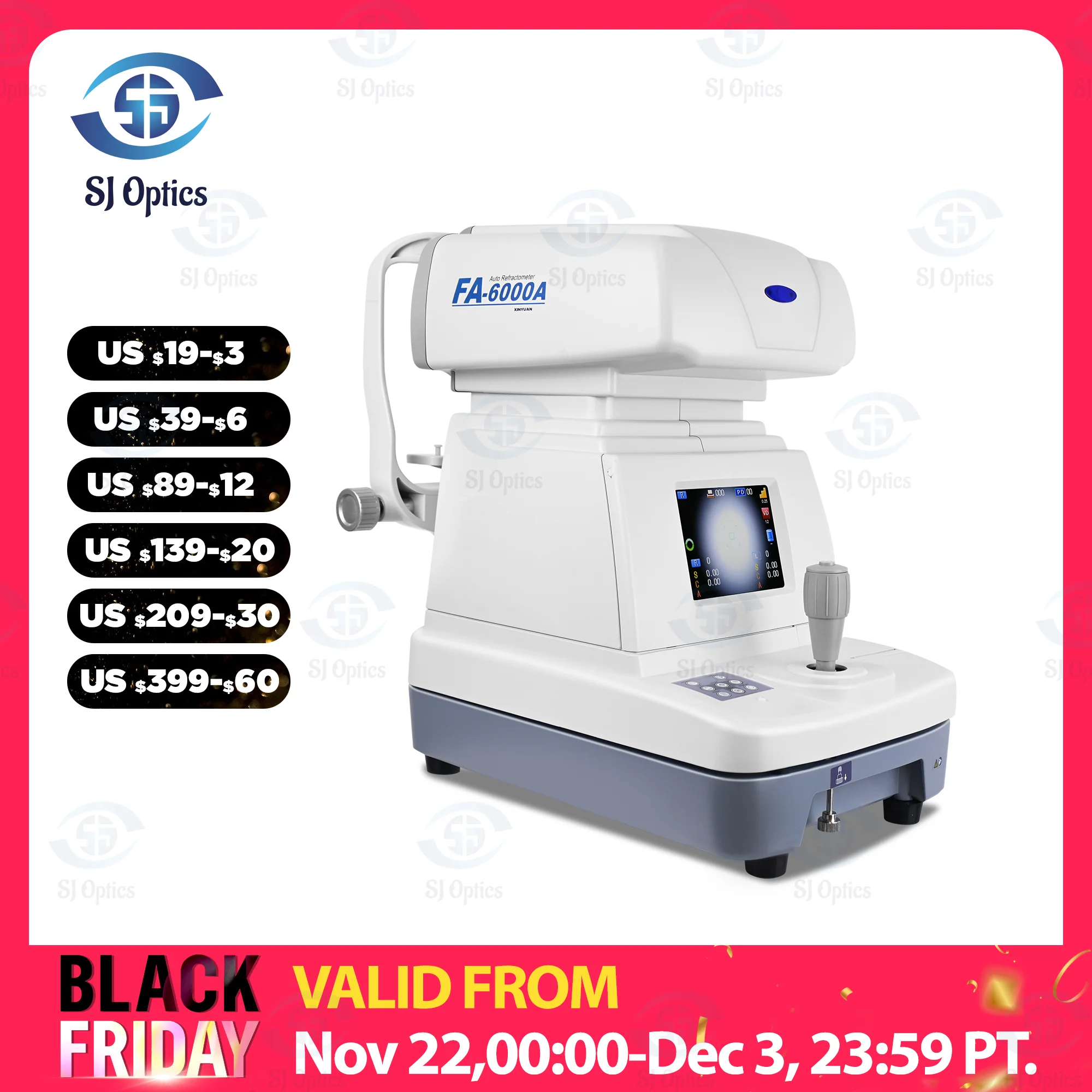 SJ Optical Equipment Auto Refractometer 5.6