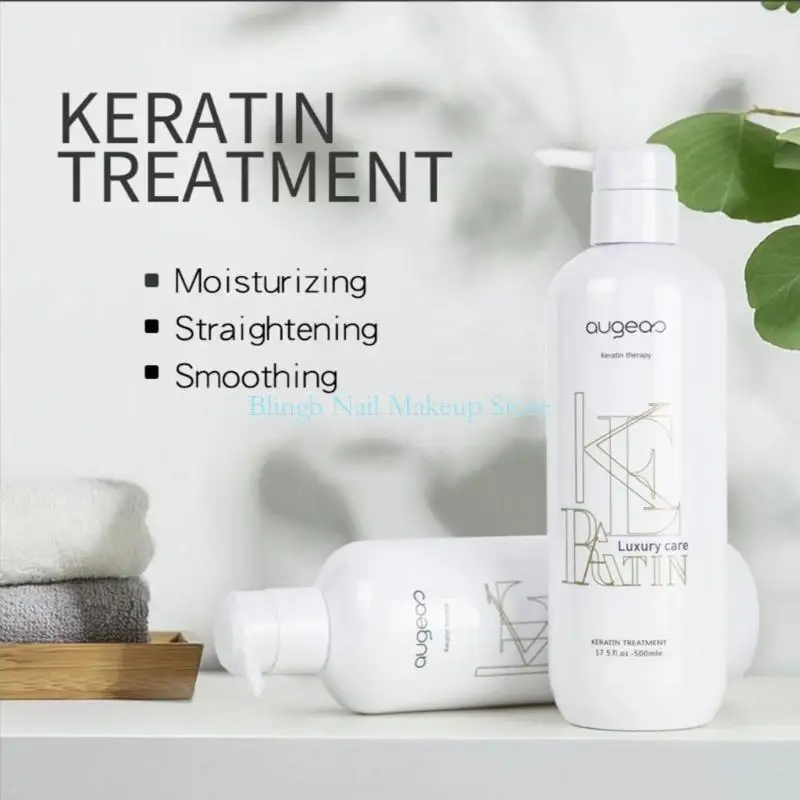 

28TA Augeas Keratin Hair Straightening Smoothing Treatments Curly Frizzy Hair Care