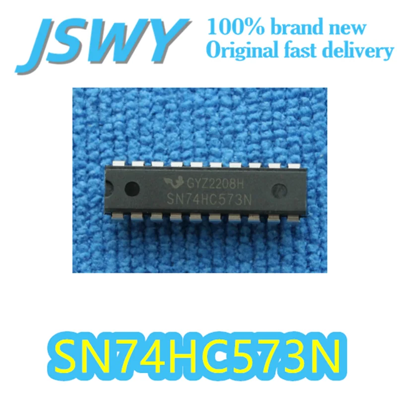 

(10/50 pieces) SN74HC573N 74HC573N DIP-20 Package 8-Channel Transparent Latch 3-State Output High-Speed CMOS Logic Chip Genuine