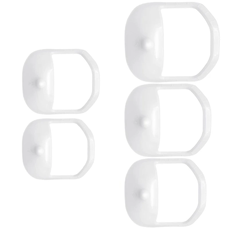 5 ชิ้น Beard Shaping จัดแต่งทรงผมเครื่องมือแม่แบบทริมเมอร์สำหรับผู้ชายหนวดเคราแพะลายฉลุ