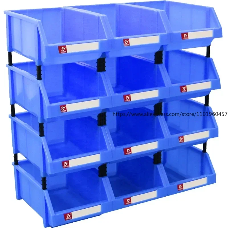 

Plastic Shelving Bin with Open Front for Easy Access and Visibility, Perfect for Home and Office Organization
