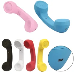 Wireless Retro Telephone Handset And Wired Phone Handset Receivers Headphones Wireless Bluetooth-compatible Phone Handset