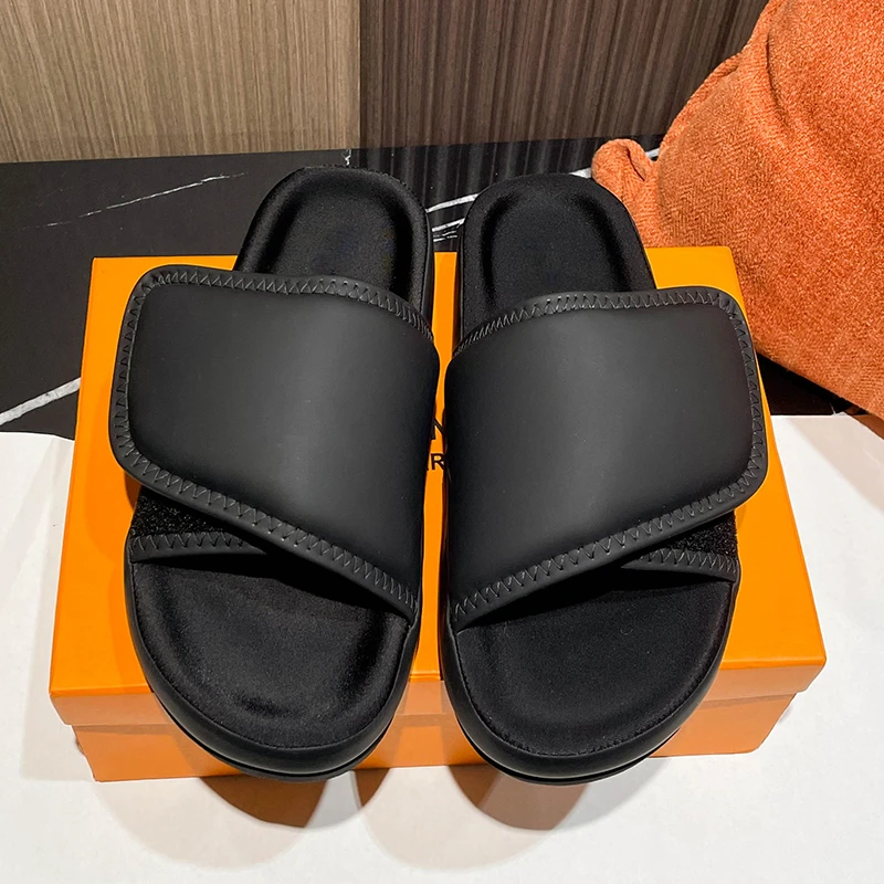 Summer Men Slippers Outer Wear Beach Outdoor Bread Fashioner Shoes Slides Sandals Zapatos Flip Flops Slippers Women