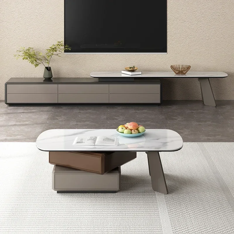 

Unique Luxury Coffee Table Modern Aesthetic Rectangular White Coffee Tables Book Nordic Stolik Kawowy Furniture Living Room